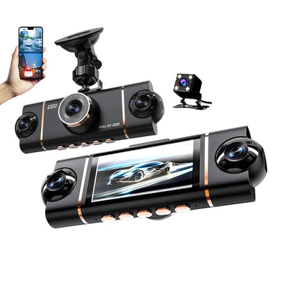 🔥LAST DAY SALE 50% OFF🔥4-Channel HD Dashcam with Front Interior Rear Recording