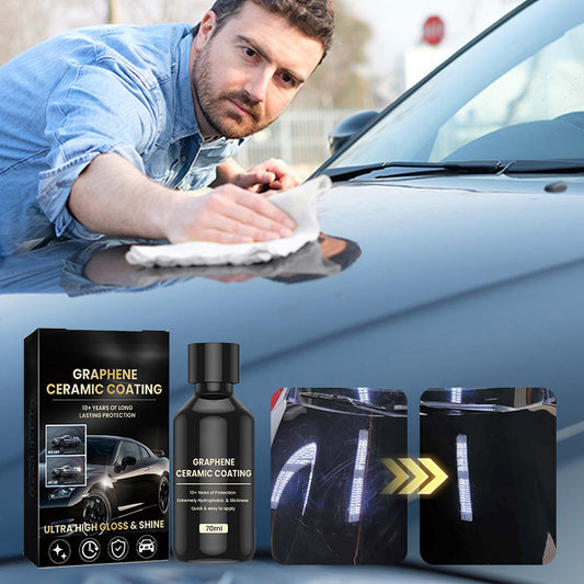 ⏳ Offre Spéciale Limitée ! ⏰ Revêtement Céramique au Graphène pour Voiture – Brillant Miroir, Effet Hydrofuge & Protection UV 360° ! 🚗✨