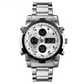 📢📢50% OFF !! ⏰ Men's Waterproof Military Analog-Digital Watch – Bold 48mm Dial, Multi-Function Display & Stainless Steel Strap 🕒 waterproof