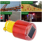 Solar-Powered Strobe Warning Light