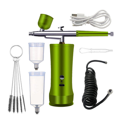 🔥 55% OFF! ⏰ Cordless Airbrush Kit with Compressor for Makeup – Adjustable Pressure, Dual-Action Control & Portable Design 🌟🎨