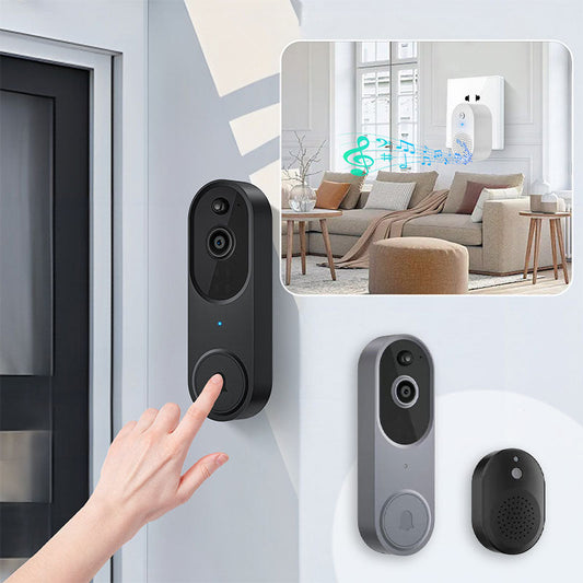 🚪 LIMITED-TIME 50% OFF! 🔍 Smart HD Doorbell – Night Vision, AI Detection, Weatherproof, Free Chime ✨