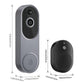 🚪 LIMITED-TIME 50% OFF! 🔍 Smart HD Doorbell – Night Vision, AI Detection, Weatherproof, Free Chime ✨