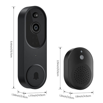 🚪 LIMITED-TIME 50% OFF! 🔍 Smart HD Doorbell – Night Vision, AI Detection, Weatherproof, Free Chime ✨