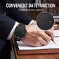 🎉💰 60% off ⚡ Men's Minimalist Quartz Watch with Date – All-Black Stainless Steel, Roman Dial & Precision Timekeeping! ⌚🖤