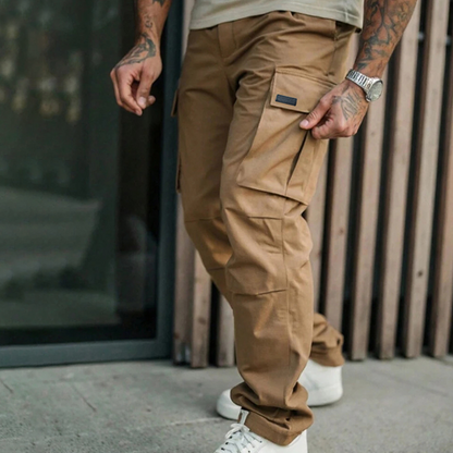 👖💼 60% off ⚡ Classic Multi-Pocket Cargo Pants for Men – Relaxed Fit, Durable & Breathable, Sizes 2XL–4XL! 🌿🖤