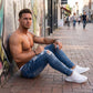 💎 50% OFF! 💎 Stylish Distressed Skinny Jeans for Men – Slim Tapered Fit, Breathable Cotton & Edgy Ripped Details 👖🔥