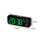 Modern LED Digital Alarm Clock with Temperature