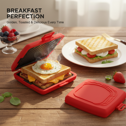 💎 -50% ON THE MICROWAVE SANDWICH MAKER! 💎 Fast Cooking, Non-Stick & Safe Silicone for Crispy Treats ✨