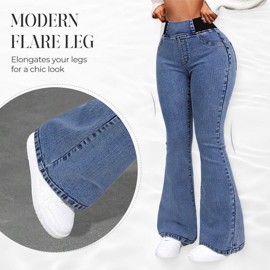 👖 LIMITED-TIME 50% OFF! ✨ Women's Flare Jeans – High Waist, Stretch, Slim Fit ✨