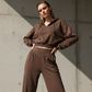 🔥 50% OFF! 🎁 New Arrival – Women's Crop Hoodie & Wide-Leg Pants Set | V-Waist Slimming Fit, 5 Colors, Ultra-Soft & On-Trend 💥