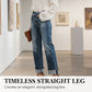 👖 LIMITED-TIME 50% OFF! ✨ High-Waist Stretch Jeans – Straight Leg, Denim ✨