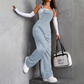 💎42% OFF! 💎 Women’s Retro Cargo Overalls – Adjustable Straps, Functional Pockets & Straight-Leg Fit