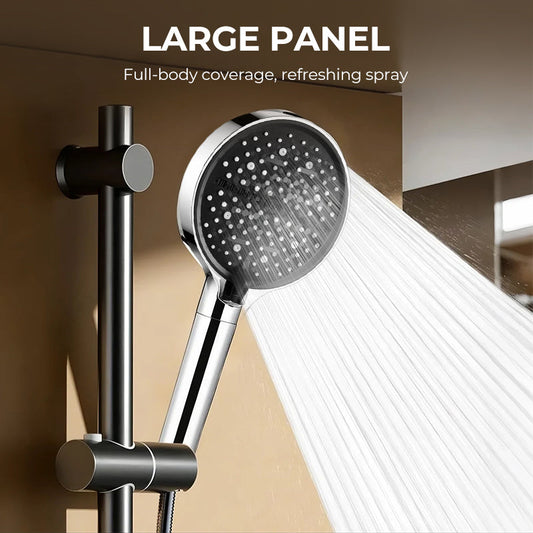 💎 50% OFF! 💎 High-Pressure Adjustable Rainfall Shower Head – 15cm Panel, 7 Spray Modes & Air Injection Boost 🚿💨