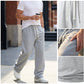 💎 60% OFF! 💎 Men's Casual Loose Fit Drawstring Pants – Adjustable Waist, Side Pockets & Wrinkle-Resistant Polyester 🕶️👖