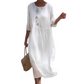 💎 57% OFF! 💎 Boho Dream Vibes | 2026 New Embroidered Loose Midi Dress – Effortless Style for Coffee Dates, Beach Walks & Summer Days 🌸🧵