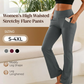 🔥 60% OFF! ✨ Women's High-Waisted Stretchy Flare Pants – Tummy Control, 4-Pocket Design & Customizable Length! 👖💫