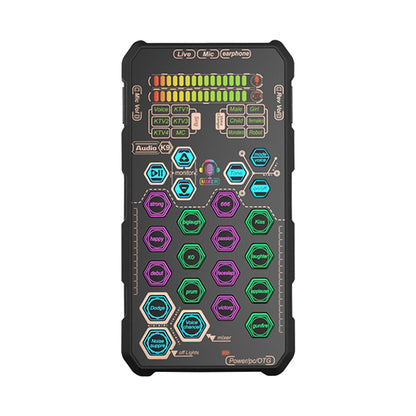 🔥 50% OFF! 🎤 Integrated Audio Mixer & Sound Card Unit – Bluetooth, Built-in Mic & Plug-and-Play for Live Streaming! 📱