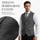 💎 50% OFF! 💎 Men's Classic Herringbone Tweed Suit Vest – Vintage Texture, Adjustable Fit & Premium Cotton Blend 👔🧥