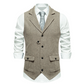 💎 50% OFF! 💎 Men's Classic Herringbone Tweed Suit Vest – Vintage Texture, Adjustable Fit & Premium Cotton Blend 👔🧥