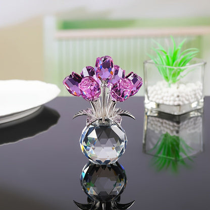 💎 50% OFF! 💎 Everlasting Crystal Rose in Vase – Handcrafted Sparkling Keepsake, Fade-Resistant & Perfect Gift 🌹✨