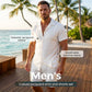 👕 LIMITED-TIME 50% OFF! ✨ Men's Jacquard Shirt & Shorts Set – 4-Way Stretch, 3 Colors, S-XXXL 🌴
