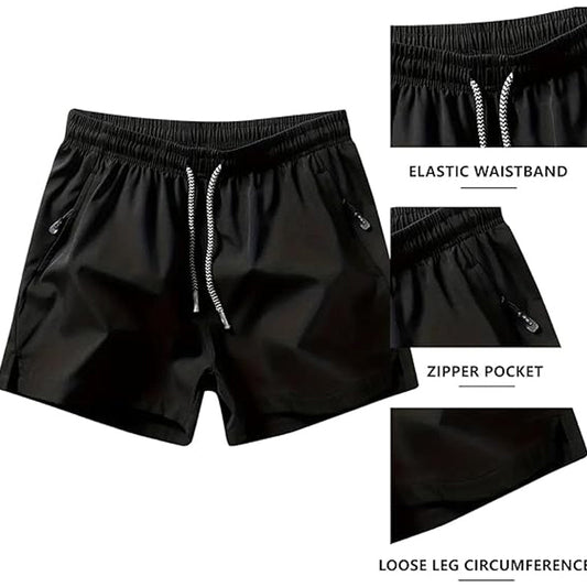 🩳 LIMITED-TIME 50% OFF! ✨ Men’s Quick-Dry Shorts – Cool-Touch, Zipper Pockets, Athletic Fit 🏃