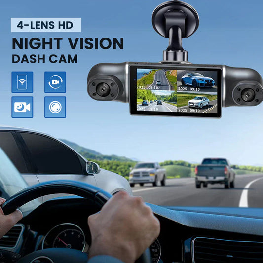 🚗 LIMITED-TIME 50% OFF! ✨ 360° Eagle Eye Parking Camera – 1080P, 4-Way Display, WiFi 📹