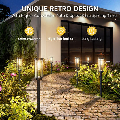 🌟 2026 Sale — Over 36400 Sold!🌙 Solar Pathway Lights Outdoor