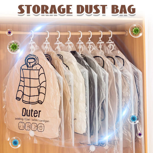 💎 50% OFF! 💎 Hanging Vacuum Storage Bags – Space-Saving, Reusable & No Pump Needed 👚🧳