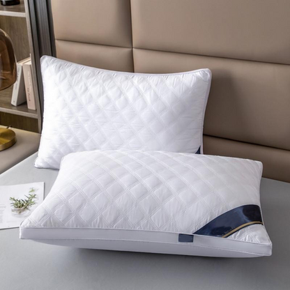 💎 60% OFF! 💎 Soft & Resilient Down-Alternative Pillows – 3D Quilted, Gusseted Edge & Noise-Free Sleep 🌙☁️