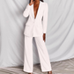 💎 55% OFF!!! 💎 Women's Elegant Blazer & Wide-Leg Pants Set – Wrinkle-Resistant Polyester, 8 Bold Colors for Office or Evening 🌈✨