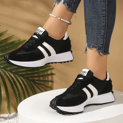 💎 59% OFF! 💎 Women's Casual Non-Slip Chunky Sneakers – 4cm Lift, Retro Style & All-Day Cushioned Comfort 👟🌈