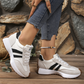 💎 59% OFF! 💎 Women's Casual Non-Slip Chunky Sneakers – 4cm Lift, Retro Style & All-Day Cushioned Comfort 👟🌈