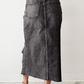 👖 LIMITED-TIME 50% OFF! ✨ Women's Ripped Denim Midi Skirt – High-Waist, Distressed, Asymmetrical 🌀