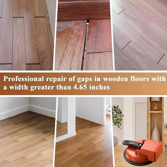 💎 50% OFF! 💎 Heavy-Duty Floor Gap Fixer Suction Cup – 70kg Pull Force, 4.65" Rubber Pad & Mallet Strike Block for Seamless Floors 🔧🔥