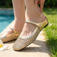 💎 60% OFF! 💎 Women's Woven Square-Toe Mary Jane Mules – Breathable, Cushioned & Effortlessly Chic for Spring/Summer 👠🌿