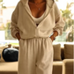💎 52% OFF!!! 💎 Women's Casual Hooded Jumpsuit – Soft Cotton, Wide-Leg & Slanted Pockets for Effortless Comfort 🌿🧥