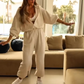 💎 52% OFF!!! 💎 Women's Casual Hooded Jumpsuit – Soft Cotton, Wide-Leg & Slanted Pockets for Effortless Comfort 🌿🧥
