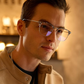 👓 LIMITED-TIME 50% OFF! ✨ Fashion Half Frame Eyewear – Photochromic, Blue Light Blocking, Lightweight 🛡️