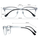 👓 LIMITED-TIME 50% OFF! ✨ Fashion Half Frame Eyewear – Photochromic, Blue Light Blocking, Lightweight 🛡️