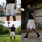 💎 50% OFF! 💎 2026 NEW Quilted Sport Shorts with Striped Hem – Drawstring Waist, Breathable Cotton Blend & Side Pockets 🩳✨