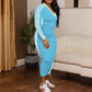 👗50% OFF! Women's Casual V-Neck Spliced Long Sleeve Bodycon Dress – Sporty Stripe Detail & Flattering Fit for Every Season! 🌟