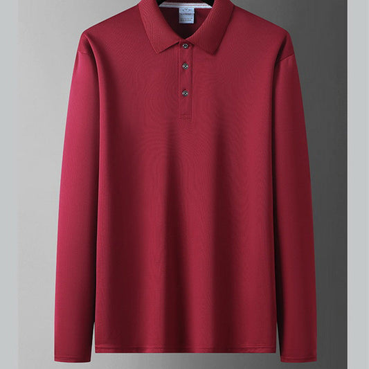 💎 68% OFF! 💎 Men's Solid-Color Business-Casual Long Sleeve Shirt – Classic Collar, Breathable Fabric & Refined 3-Button Placket 👔👕