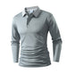 💎 68% OFF! 💎 Men's Solid-Color Business-Casual Long Sleeve Shirt – Classic Collar, Breathable Fabric & Refined 3-Button Placket 👔👕