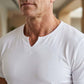 👕 LIMITED-TIME 50% OFF! 💪 Men's Casual Solid Athletic V-Neck T-Shirt – Slim Fit, Premium Stretch, Modern Style ✨