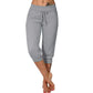 🩳 LIMITED-TIME 50% OFF! ✨ Cropped Sweatpants – Drawstring Waist, Side Pockets, Cuffed, Soft ✨