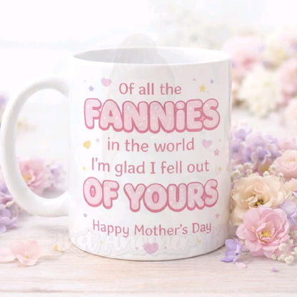 💎 50% OFF! 💎 Funny Mother's Day Mug – 325ml Ceramic, Microwave & Dishwasher Safe, with Hilarious Message for Mom ☕❤️