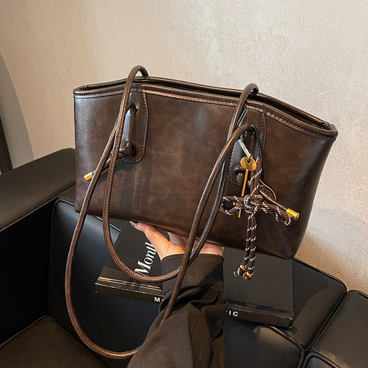 💎 -50% on Women's Vintage PU Leather Shoulder Bag！💎 Classic Timeless Style, Durable Material & Practical Spacious Interior for Everyday Elegance✨