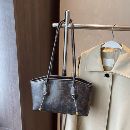 💎 -50% on Women's Vintage PU Leather Shoulder Bag！💎 Classic Timeless Style, Durable Material & Practical Spacious Interior for Everyday Elegance✨